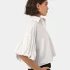 Forcast Cali Puff Sleeve Crop Shirt* T-Shirts & Tops|Shirts & Blouses