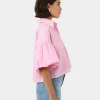 Forcast Cali Puff Sleeve Crop Shirt* T-Shirts & Tops|Shirts & Blouses