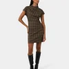 Forcast Candice Ruched Mini Dress* Mini Dresses|Mini Dresses
