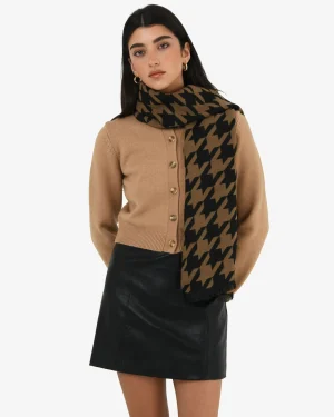 Forcast Carina Houndstooth Scarf* Scarves
