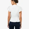 Forcast Carissa Gathered Sleeve Top* T-Shirts & Tops|Work Tops