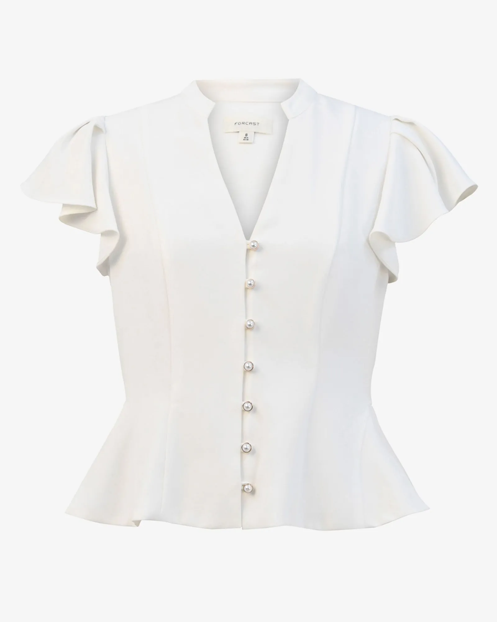 Forcast Carissa Gathered Sleeve Top* T-Shirts & Tops|Work Tops