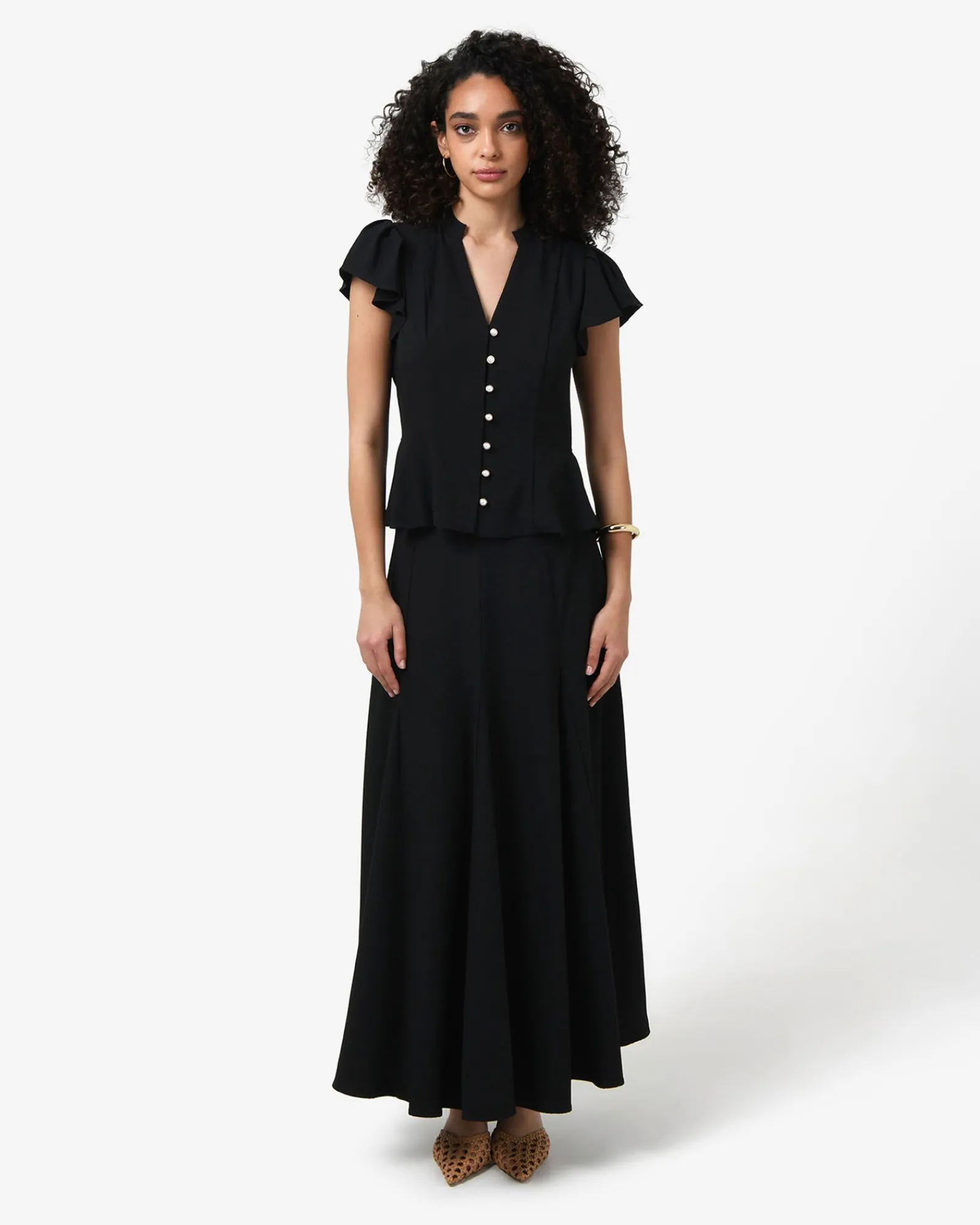 Forcast Carissa Godet Skirt* Midi & Maxi Skirts|Work Skirts