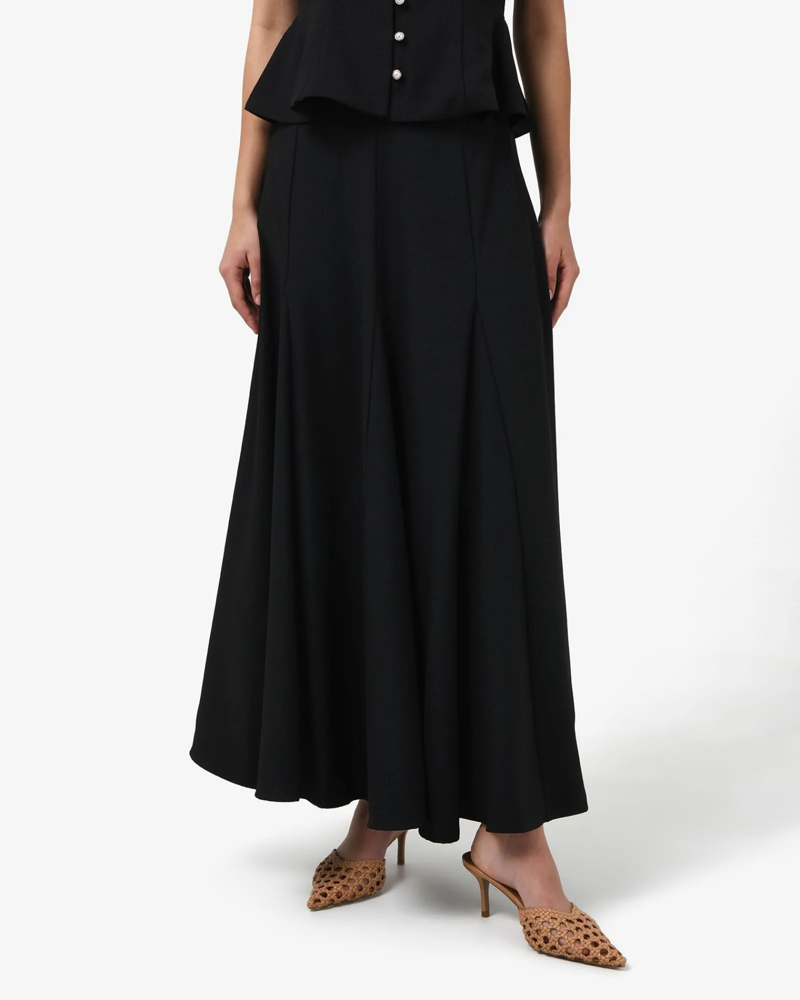 Forcast Carissa Godet Skirt* Midi & Maxi Skirts|Work Skirts