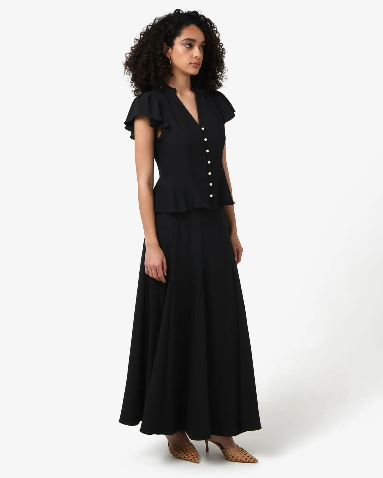 Forcast Carissa Godet Skirt* Midi & Maxi Skirts|Work Skirts