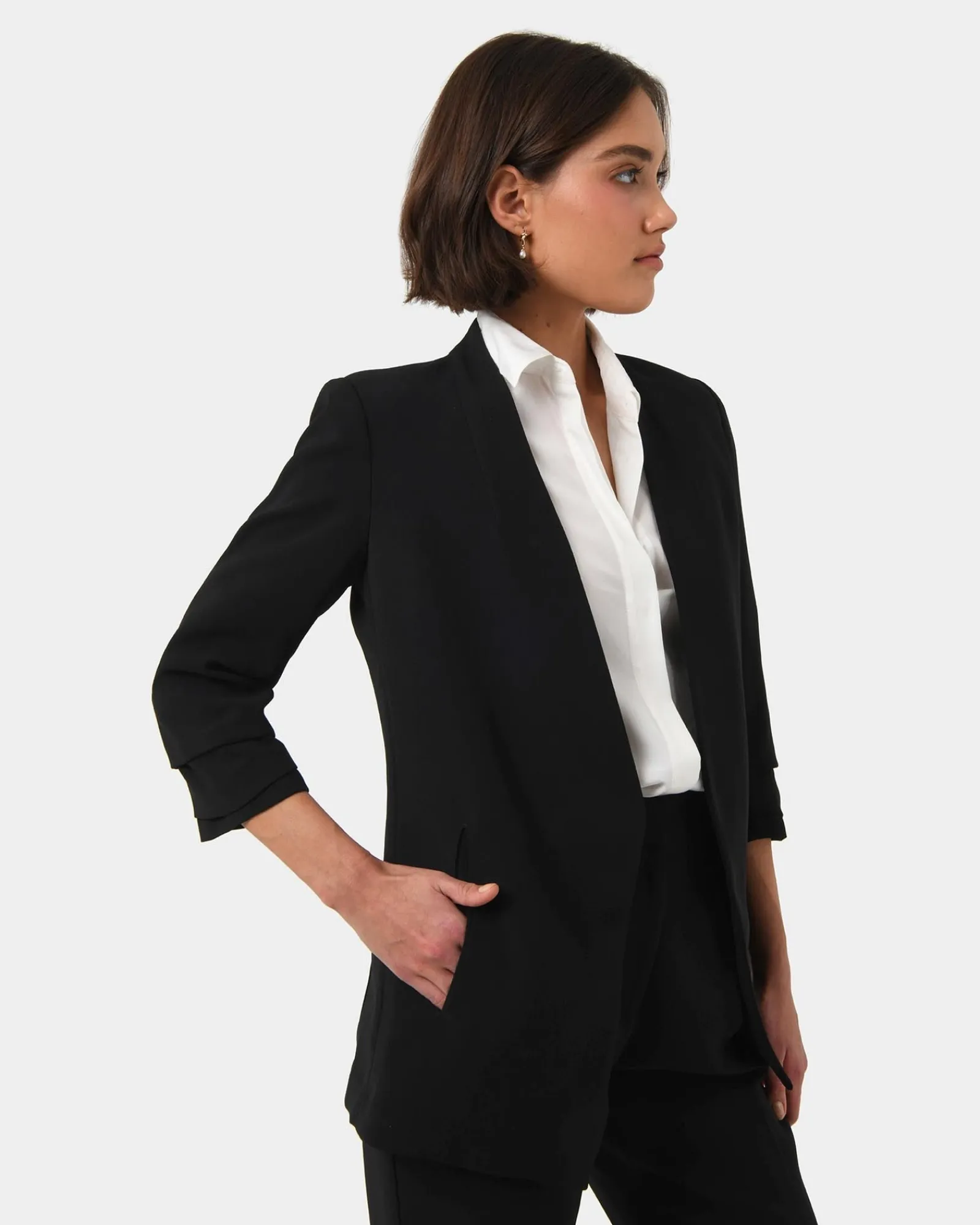 Forcast Carter 2 Collarless Blazer* Jackets & Blazers|Matching Sets
