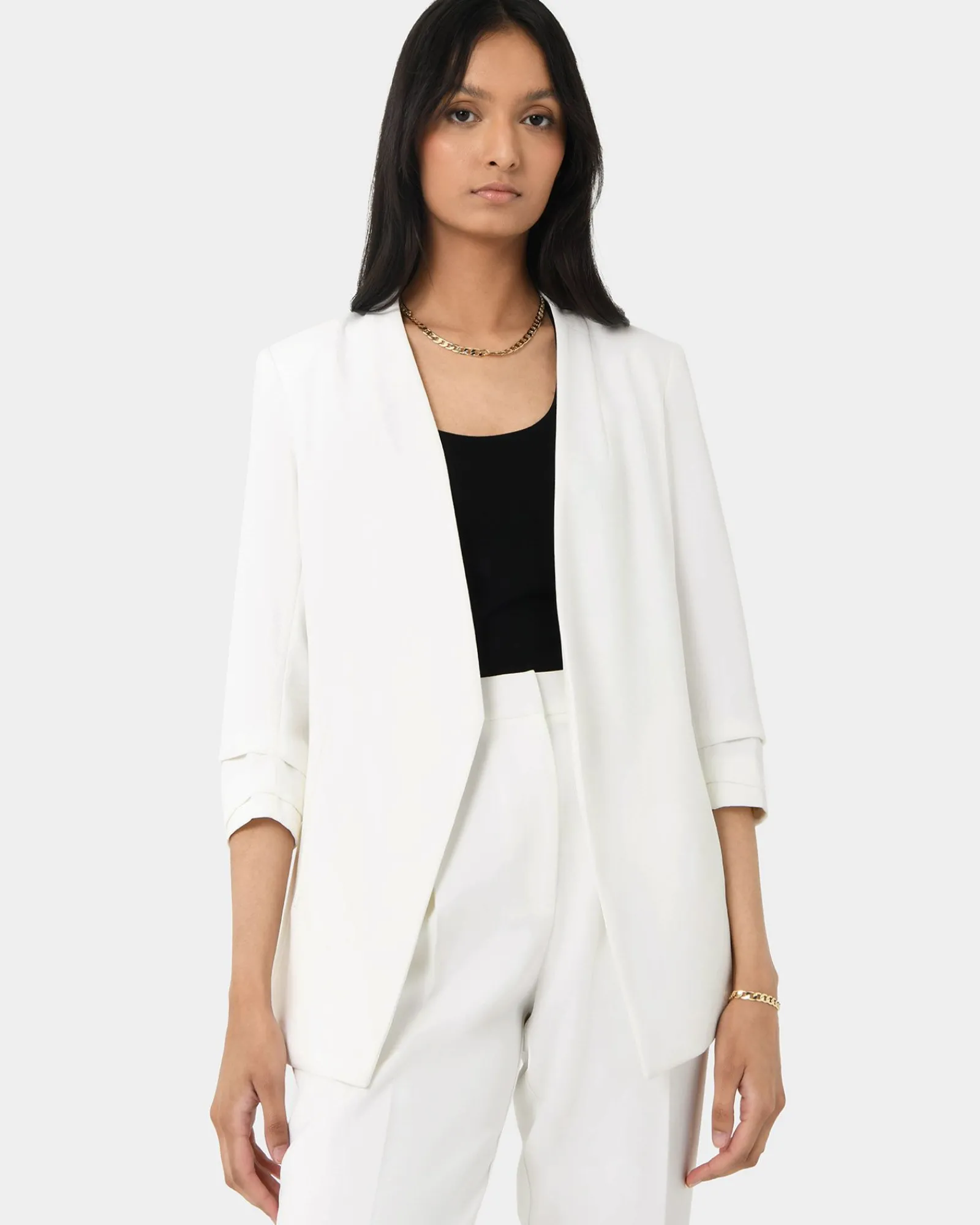 Forcast Carter 2 Collarless Blazer* Jackets & Blazers|Matching Sets
