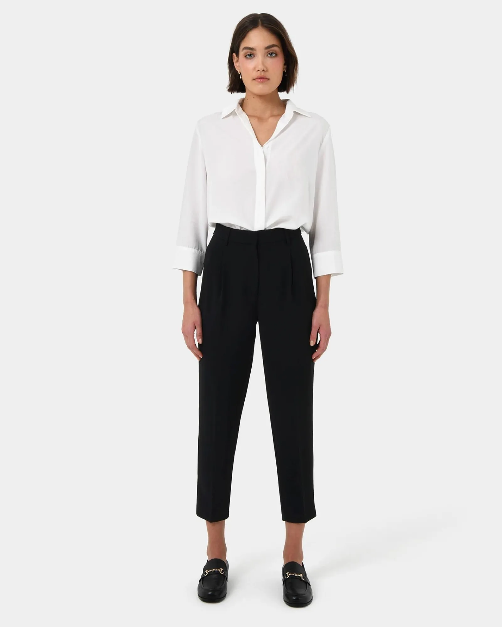 Forcast Carter 2 Slim Pants* High-Waisted Pants|Slim Leg Pants