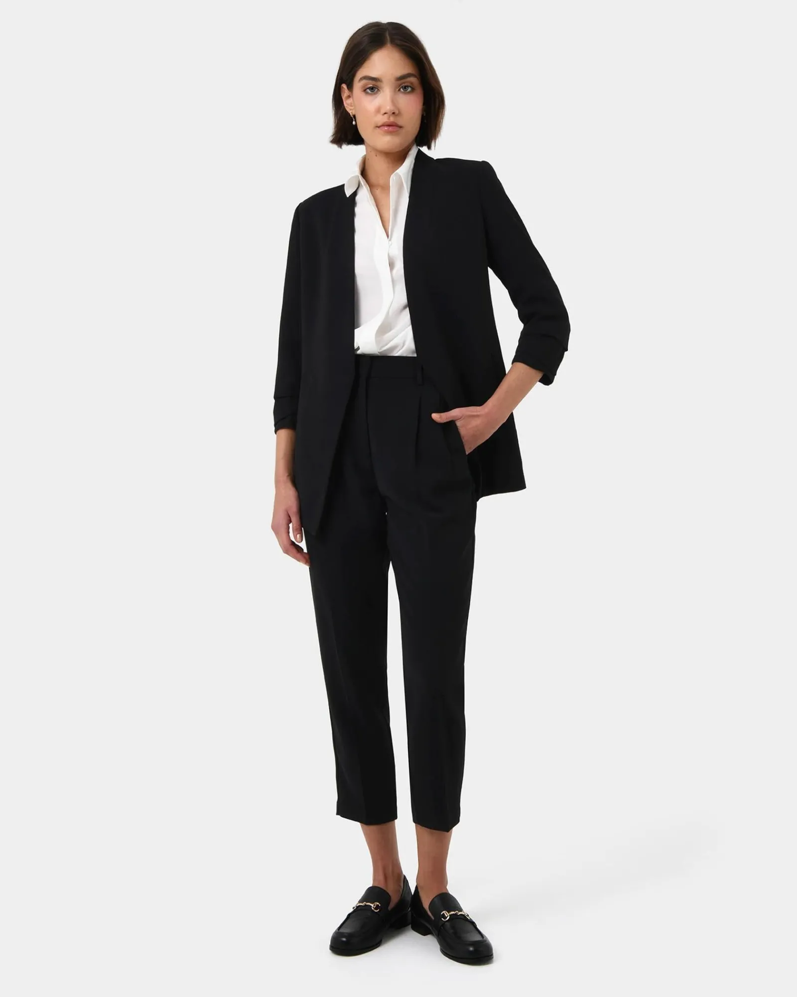 Forcast Carter 2 Slim Pants* High-Waisted Pants|Slim Leg Pants