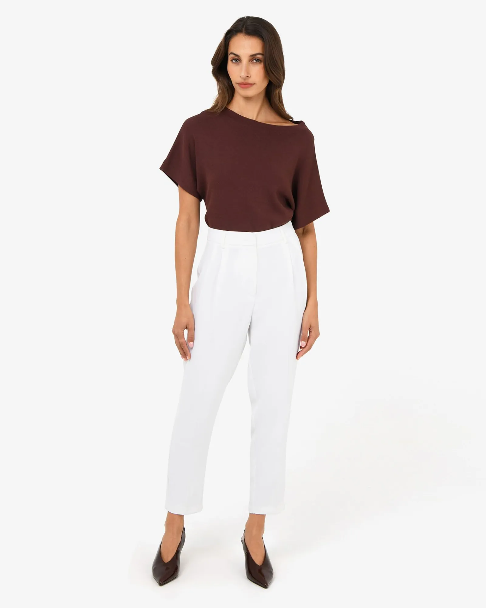 Forcast Carter 2 Slim Pants* Cropped Pants|High-Waisted Pants