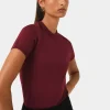 Forcast Catherine Short Sleeve Knit* T-Shirts & Tops|Work Tops