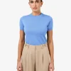 Forcast Catherine Short Sleeve Knit* T-Shirts & Tops|Work Tops
