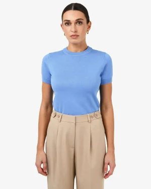 Forcast Catherine Short Sleeve Knit* T-Shirts & Tops|Work Tops
