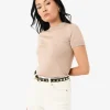 Forcast Catherine Short Sleeve Knit* T-Shirts & Tops|Work Tops