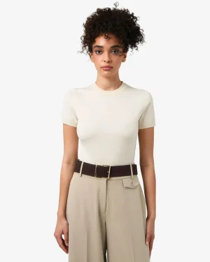 Forcast Catherine Short Sleeve Knit* T-Shirts & Tops|Work Tops
