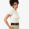 Forcast Catherine Short Sleeve Knit* T-Shirts & Tops|Work Tops