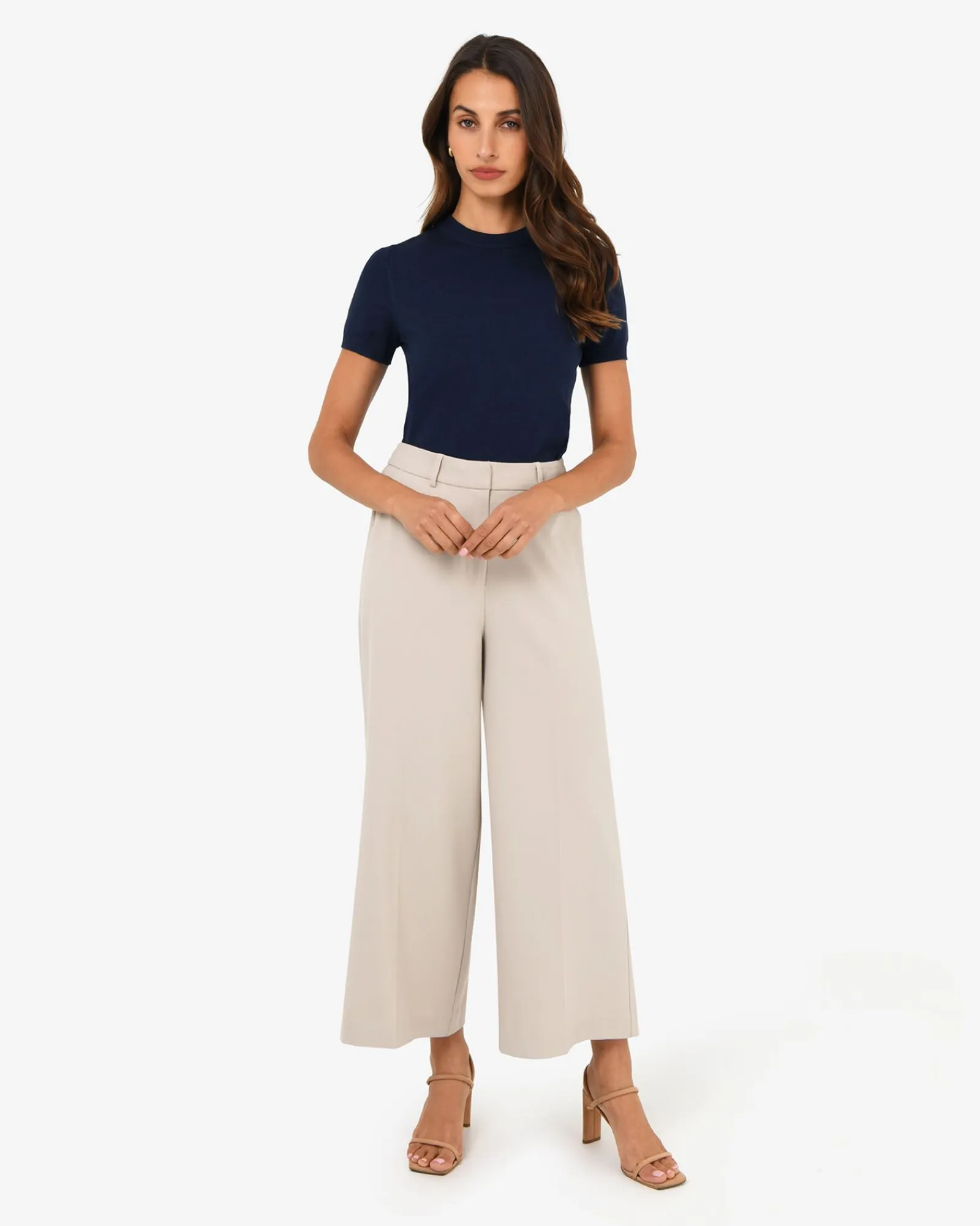 Forcast Catherine Short Sleeve Knit* T-Shirts & Tops|Work Tops