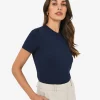 Forcast Catherine Short Sleeve Knit* T-Shirts & Tops|Work Tops
