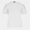 Forcast Cayla Gathered Sleeve Tee* T-Shirts & Tops|Work Tops