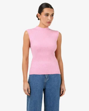 Forcast Charm Mock Neck Knit* T-Shirts & Tops|Work Tops