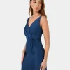 Forcast Cherish Tie-waist Midi Dress* Midi Dresses|Midi Dresses