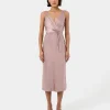 Forcast Cherish Tie-waist Midi Dress* Midi Dresses|Midi Dresses