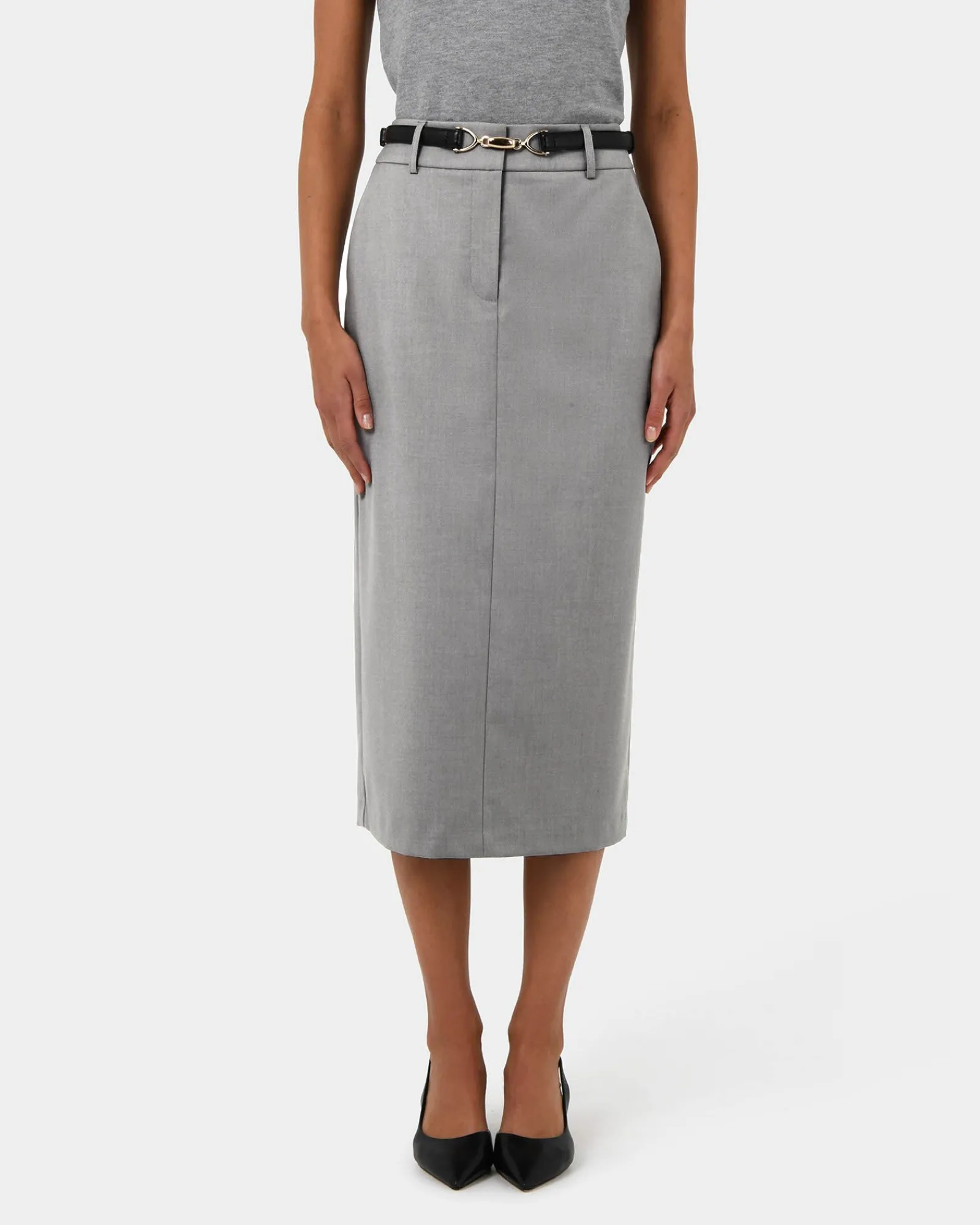 Forcast Chloe Panel Skirt* Midi & Maxi Skirts|Work Skirts