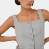 Forcast Chloe Square Neck Vest* T-Shirts & Tops|Work Tops