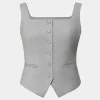 Forcast Chloe Square Neck Vest* T-Shirts & Tops|Work Tops