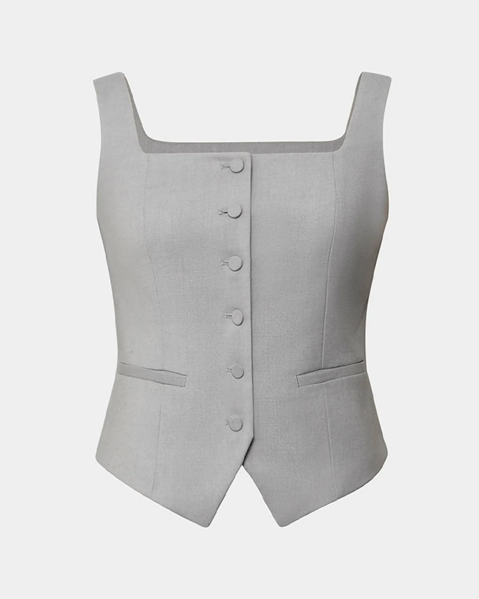 Forcast Chloe Square Neck Vest* T-Shirts & Tops|Work Tops