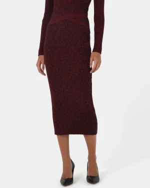 Forcast Cienna Knit Skirt* Midi & Maxi Skirts|Work Skirts