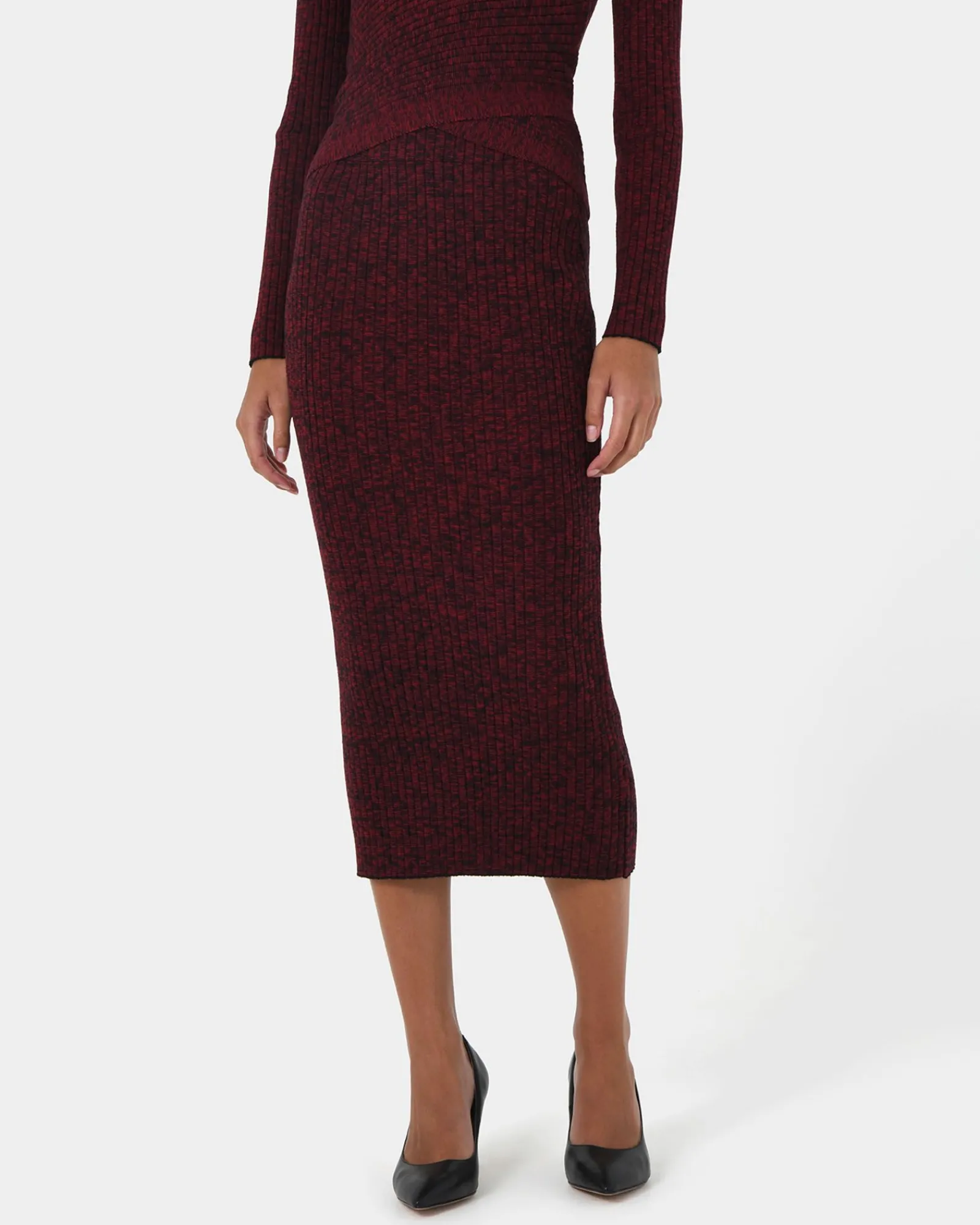 Forcast Cienna Knit Skirt* Midi & Maxi Skirts|Work Skirts