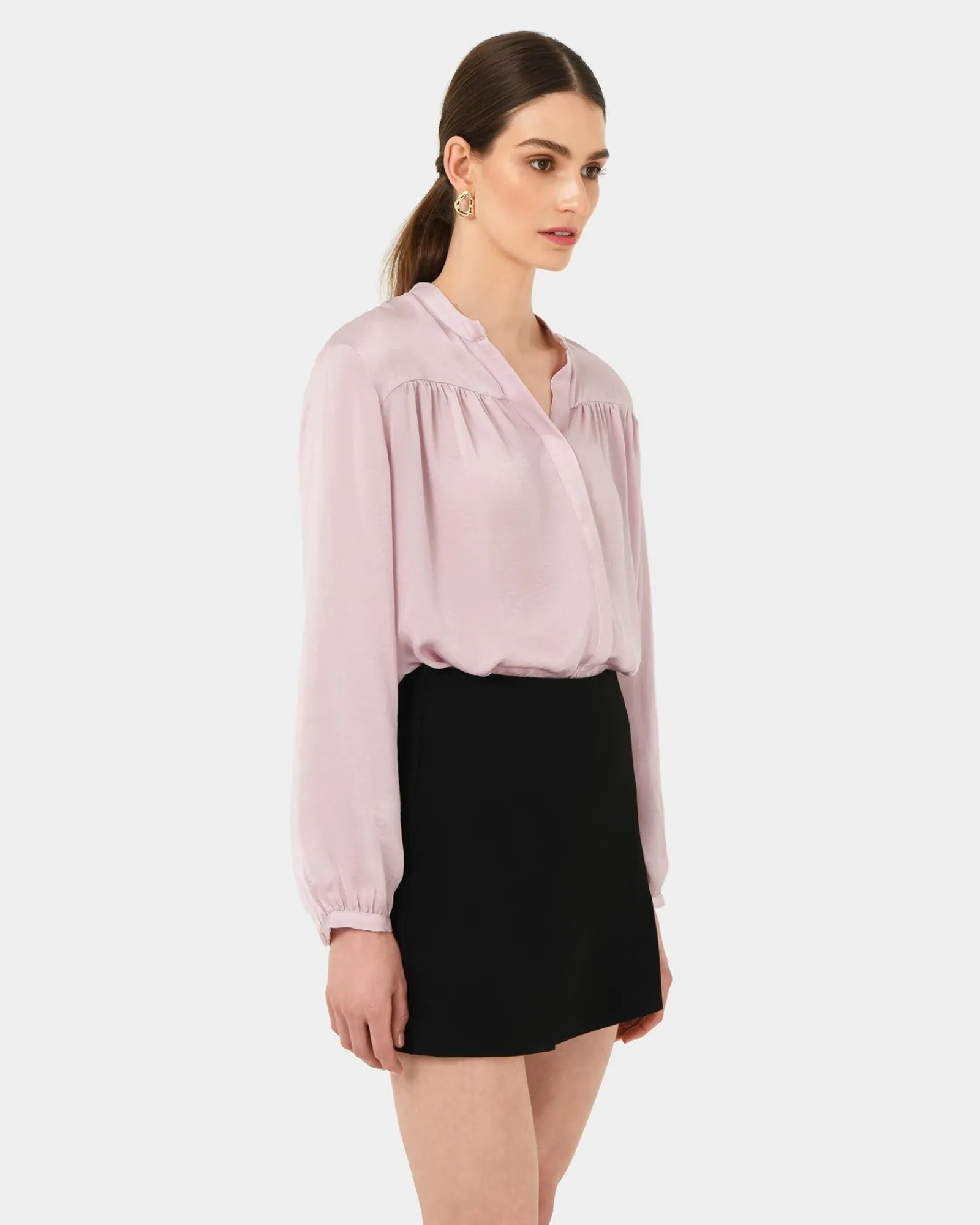 Forcast Claire V-neck Blouse* T-Shirts & Tops|Long Sleeve Tops