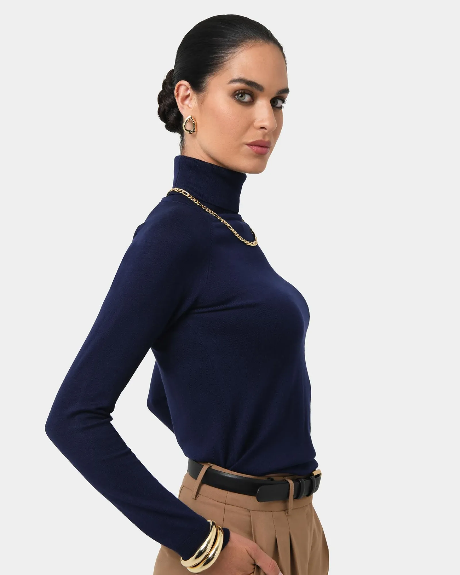 Forcast Clarisse Turtleneck Sweater* Long Sleeve Tops|Work Tops