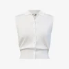 Forcast Collins Collar Knit Top* T-Shirts & Tops|Work Tops