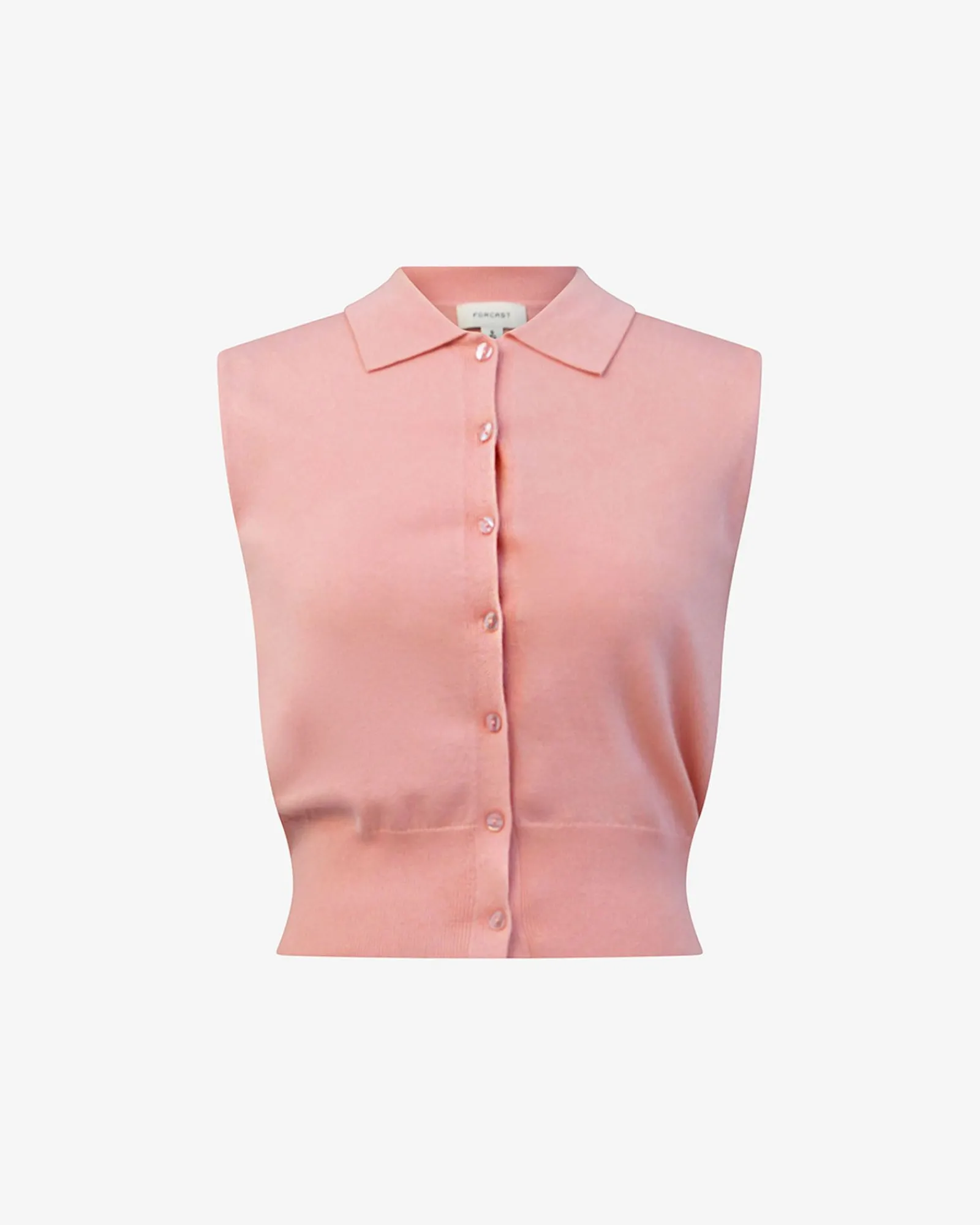 Forcast Collins Collar Knit Top* T-Shirts & Tops|Work Tops