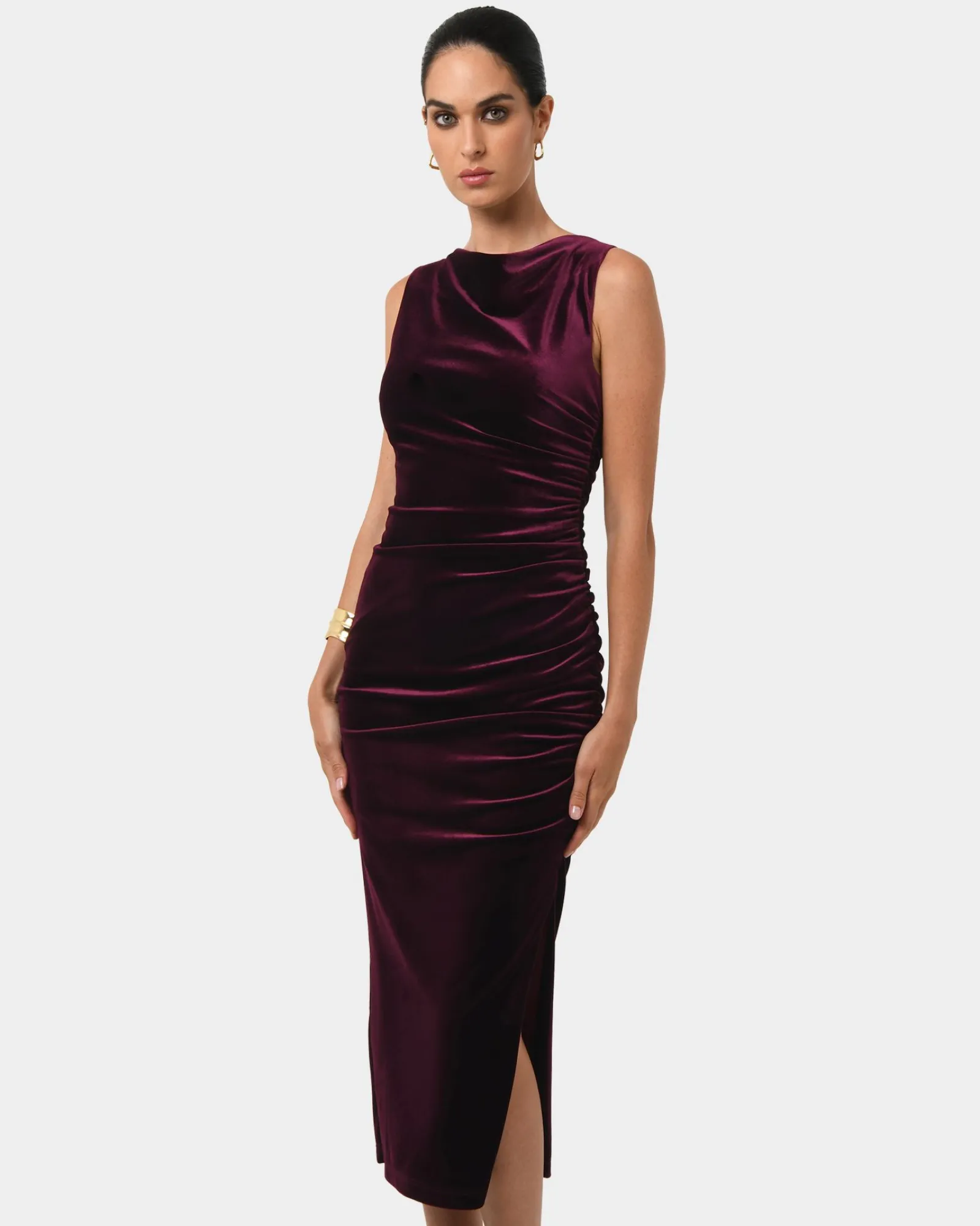 Forcast Cory Drape Midi Dress* Midi Dresses|Midi Dresses