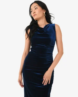 Forcast Cory Drape Midi Dress* Midi Dresses|Midi Dresses