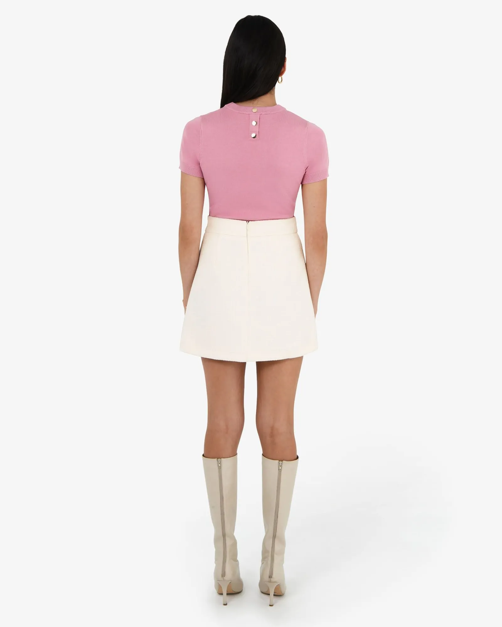 Forcast Cynthia Tweed Mini Skirt* Mini Skirts|Work Skirts