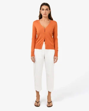 Forcast Dallas Barrel Leg Pants* Cropped Pants|High-Waisted Pants