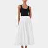Forcast Deb Cotton Midi Full Skirt* Conscious|Midi & Maxi Skirts
