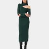 Forcast Destiny Cut Out Knit Dress* Midi Dresses|Midi Dresses
