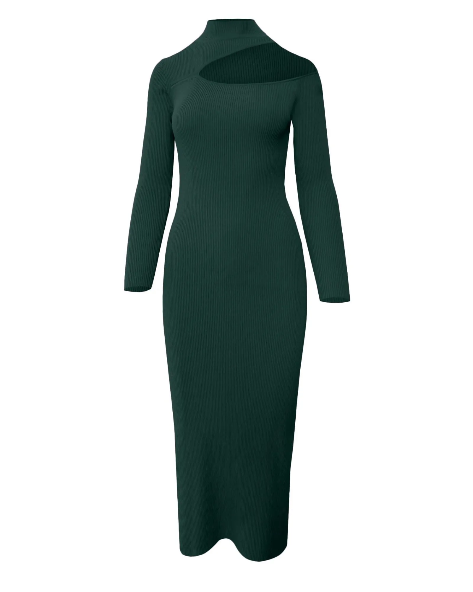 Forcast Destiny Cut Out Knit Dress* Midi Dresses|Midi Dresses
