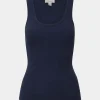 Forcast Devin Ribbed Singlet Top* T-Shirts & Tops|Work Tops
