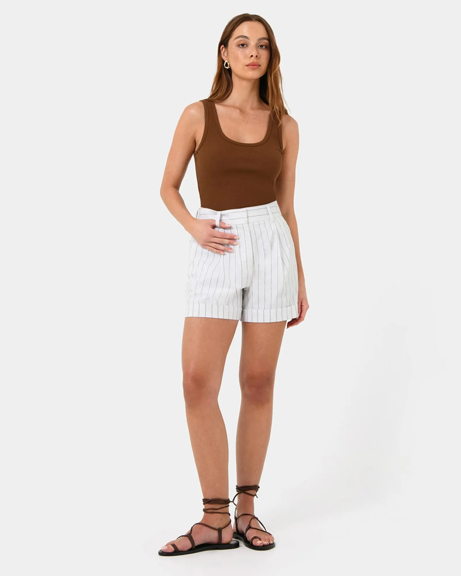 Forcast Devin Ribbed Singlet Top* T-Shirts & Tops|Basic Tops