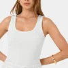Forcast Devin Ribbed Singlet Top* T-Shirts & Tops|Work Tops