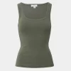 Forcast Devin Ribbed Singlet Top* T-Shirts & Tops|Work Tops