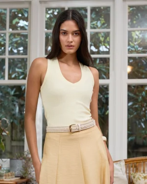 Forcast Devon V-neck Singlet* T-Shirts & Tops|Work Tops