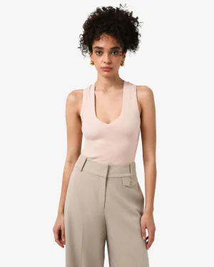 Forcast Devon V-neck Singlet* T-Shirts & Tops|Work Tops