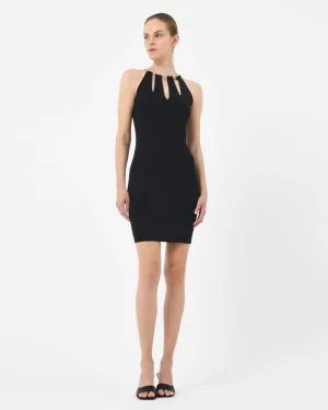 Forcast Diwa Chain Strap Knit Dress* Knit Dresses|Knit Dresses